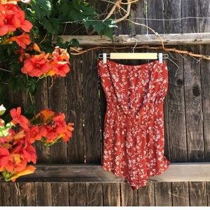 Forever 21 Floral Romper